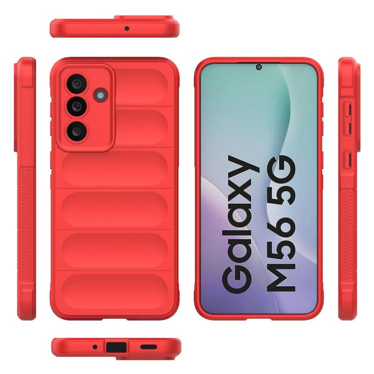 For Samsung Galaxy M56 5G Magic Shield TPU + Flannel Phone Case