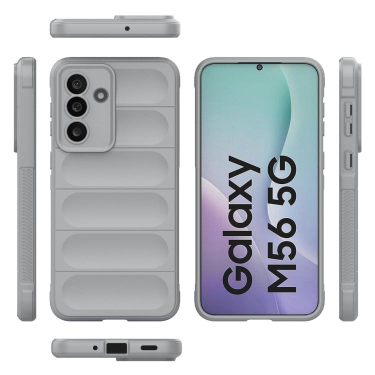 For Samsung Galaxy M56 5G Magic Shield TPU + Flannel Phone Case