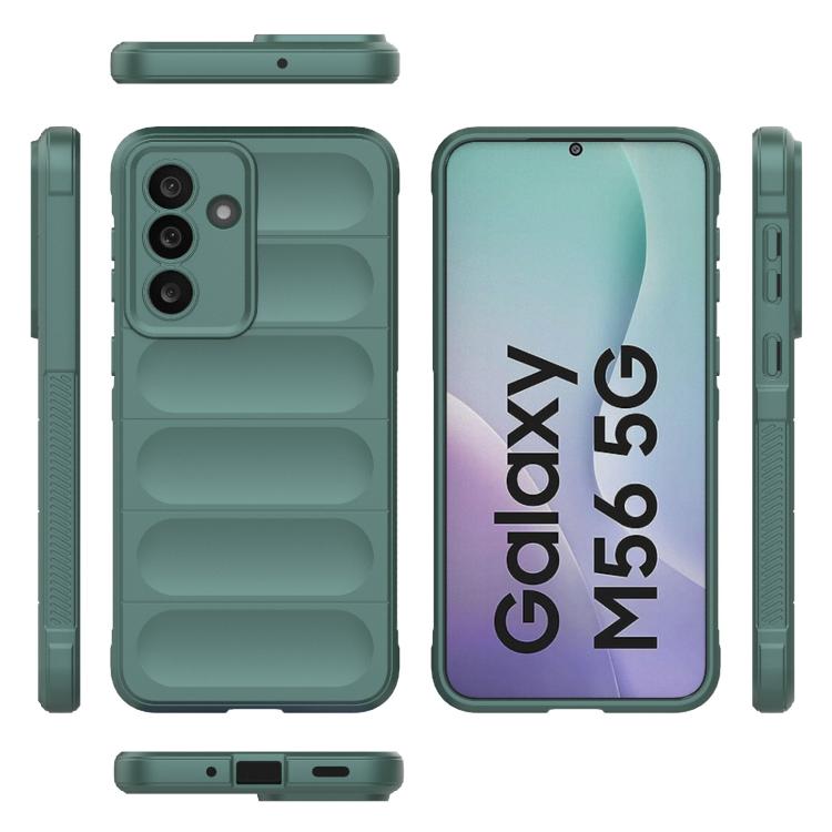 For Samsung Galaxy M56 5G Magic Shield TPU + Flannel Phone Case