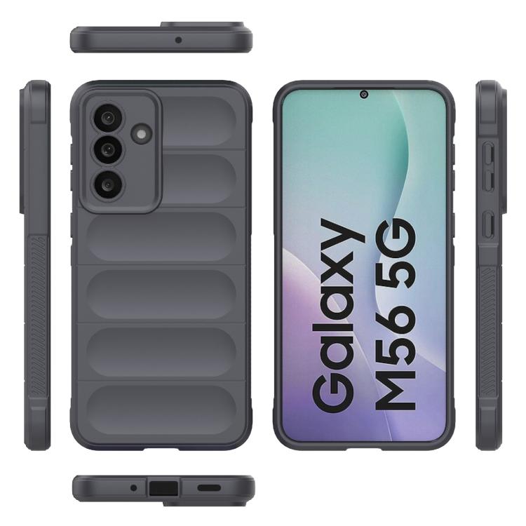 For Samsung Galaxy M56 5G Magic Shield TPU + Flannel Phone Case