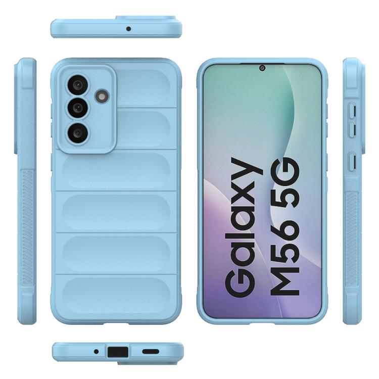 For Samsung Galaxy M56 5G Magic Shield TPU + Flannel Phone Case