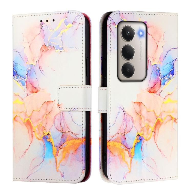 For Redmi 15 5G / 4G EU 171mm PT003 Marble Pattern Flip Leather Phone Case