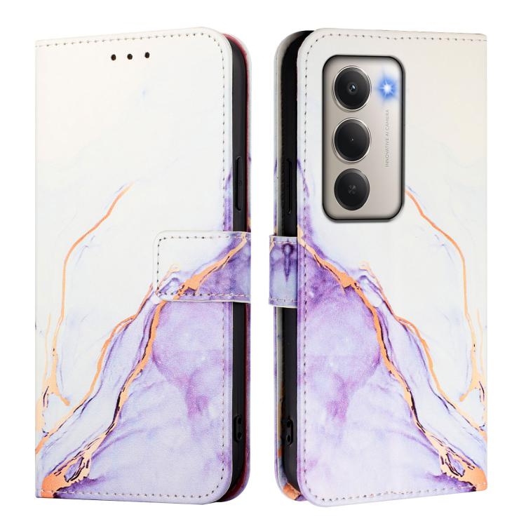 For Redmi 15 5G / 4G EU 171mm PT003 Marble Pattern Flip Leather Phone Case