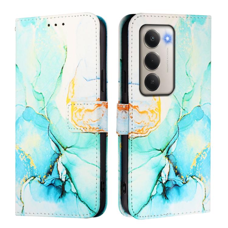 For Redmi 15 5G / 4G EU 171mm PT003 Marble Pattern Flip Leather Phone Case