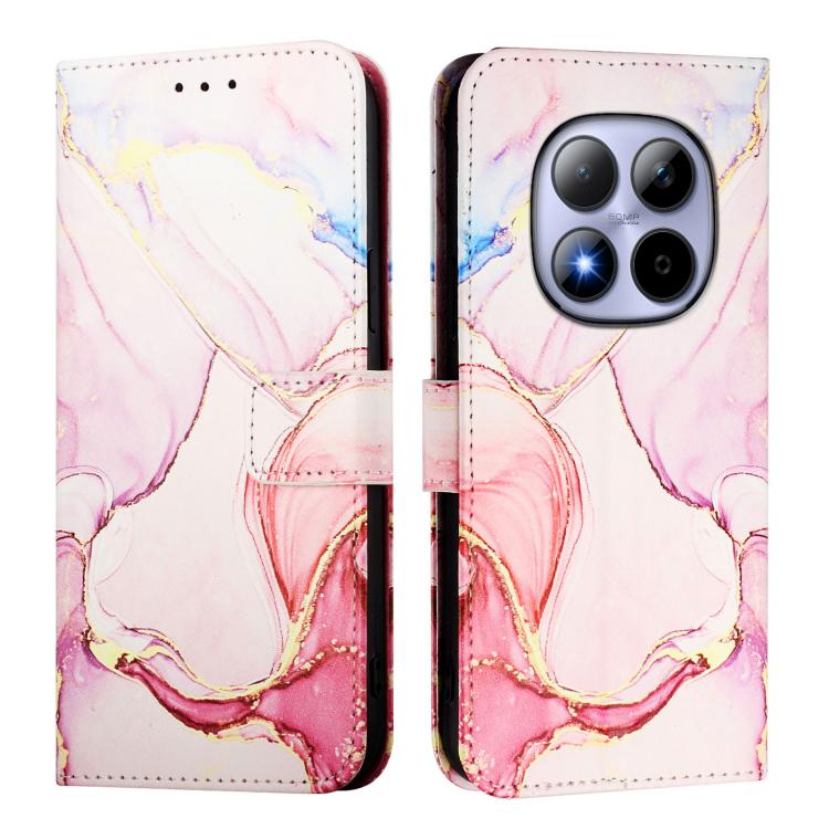 For Redmi Note 15 Pro 5G Global 163.6mm PT003 Marble Pattern Flip Leather Phone Case
