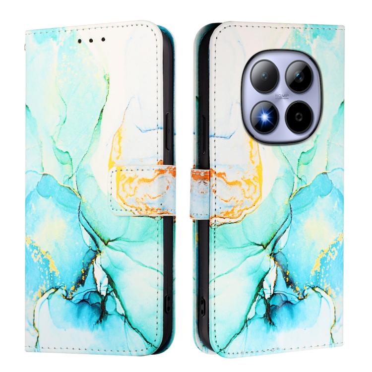 For Redmi Note 15 Pro 5G Global 163.6mm PT003 Marble Pattern Flip Leather Phone Case