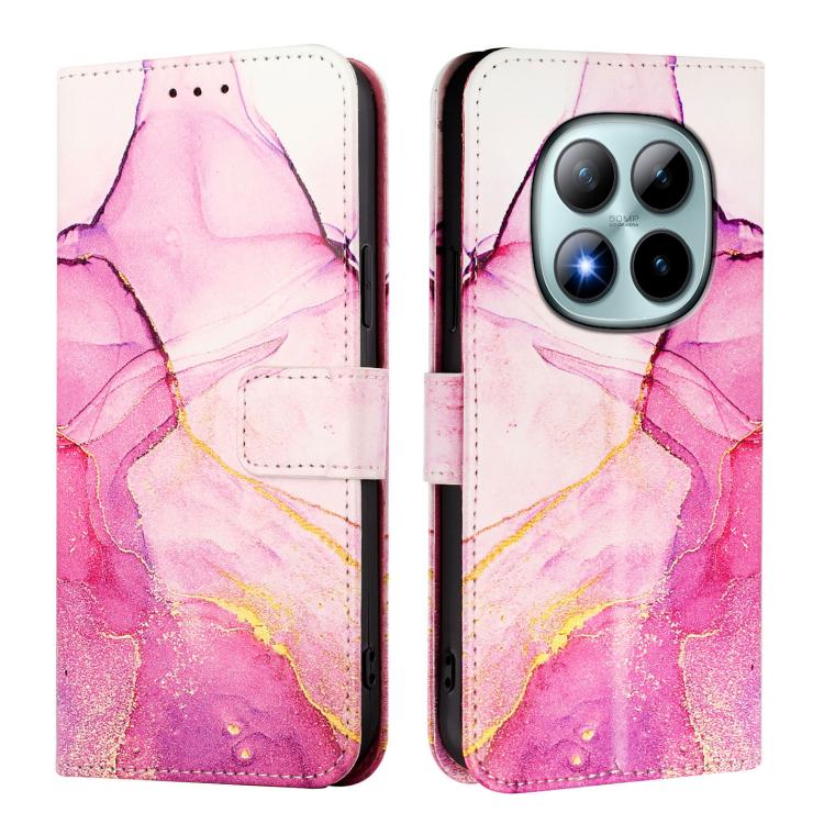 For Redmi Note 15 Pro+ 5G Global 163.3mm PT003 Marble Pattern Flip Leather Phone Case