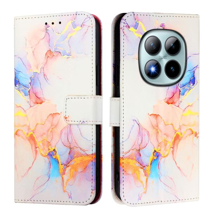 For Redmi Note 15 Pro+ 5G Global 163.3mm PT003 Marble Pattern Flip Leather Phone Case