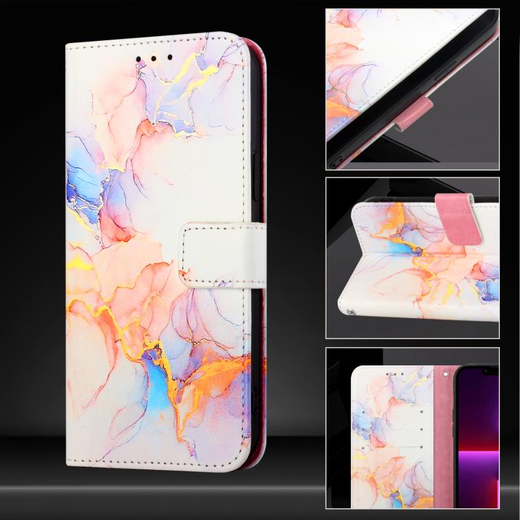 For Redmi Note 15 Pro+ 5G Global 163.3mm PT003 Marble Pattern Flip Leather Phone Case