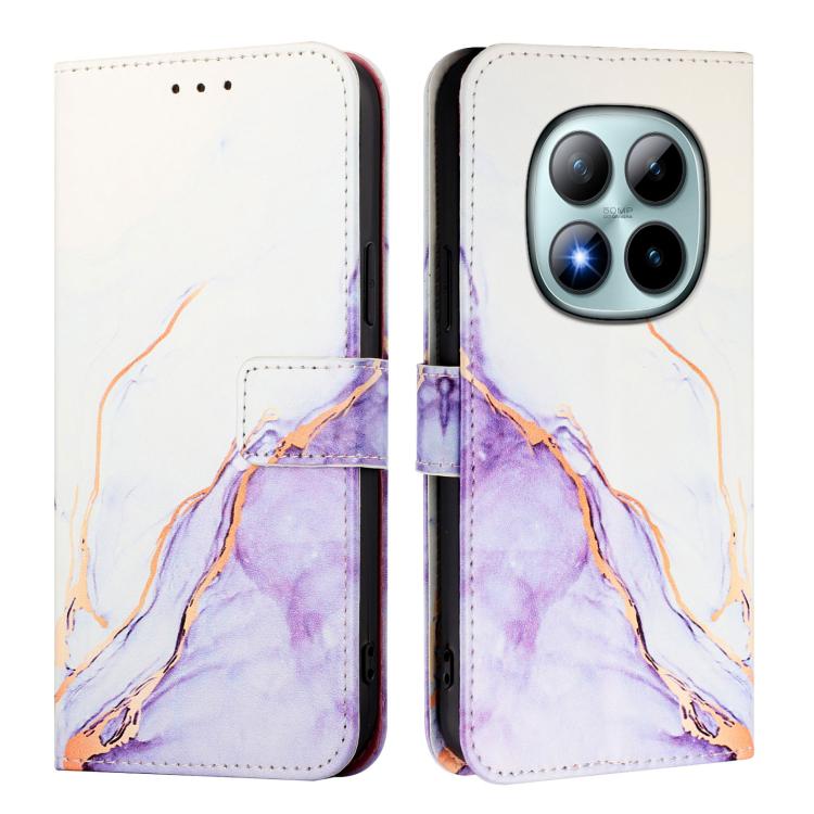 For Redmi Note 15 Pro+ 5G Global 163.3mm PT003 Marble Pattern Flip Leather Phone Case