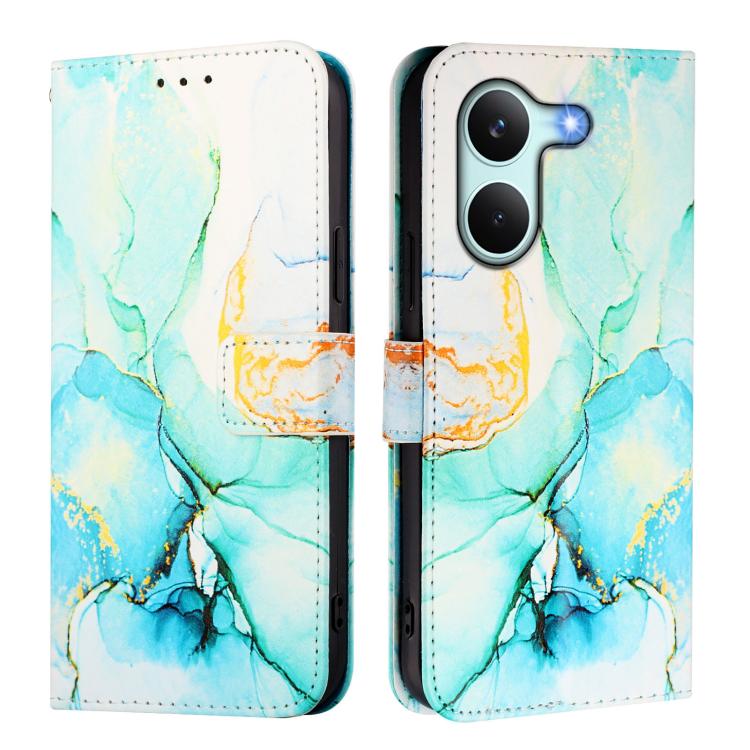 For Redmi Turbo 5 / Poco X8 Pro 5G PT003 Marble Pattern Flip Leather Phone Case
