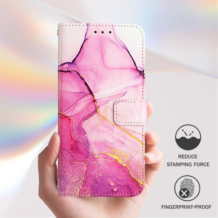 For Samsung Galaxy S26 5G PT003 Marble Pattern Flip Leather Phone Case