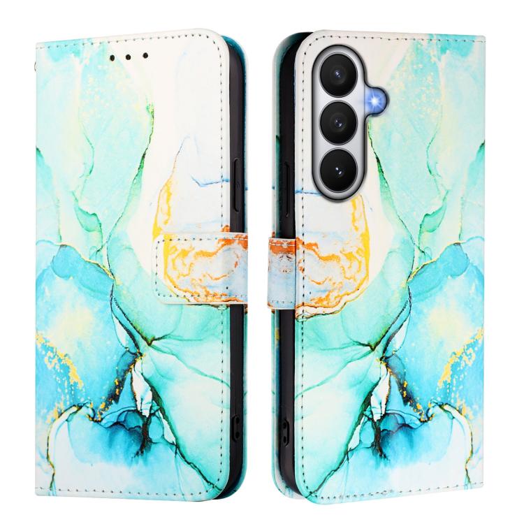 For Samsung Galaxy S26 5G PT003 Marble Pattern Flip Leather Phone Case