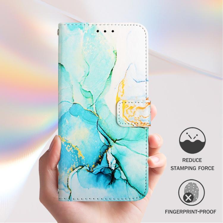 For Samsung Galaxy S26 5G PT003 Marble Pattern Flip Leather Phone Case