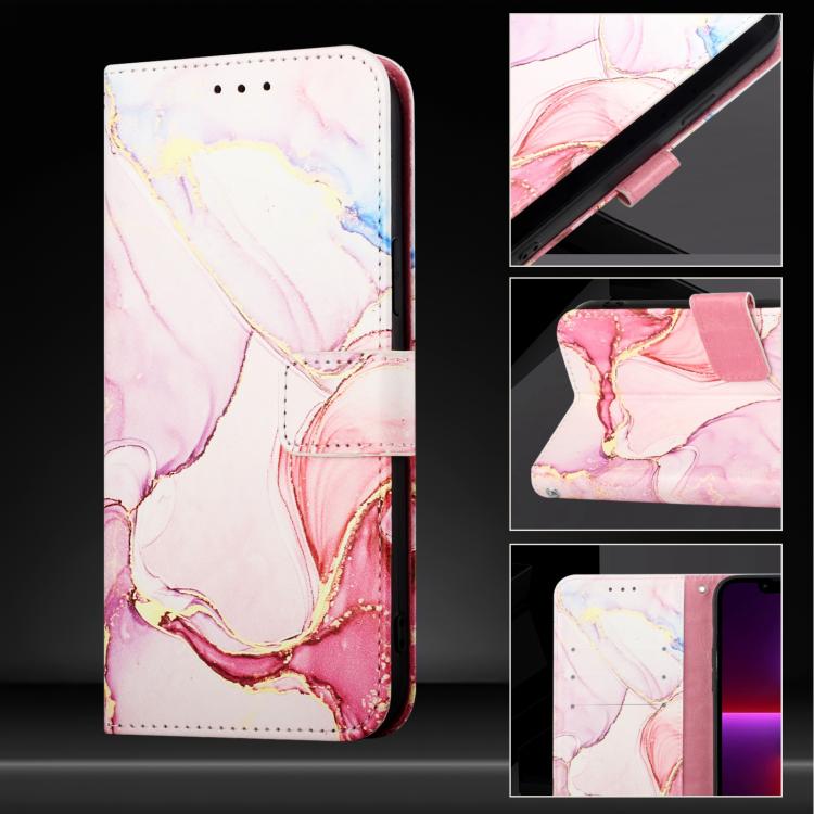 For Samsung Galaxy S26 Ultra 5G PT003 Marble Pattern Flip Leather Phone Case