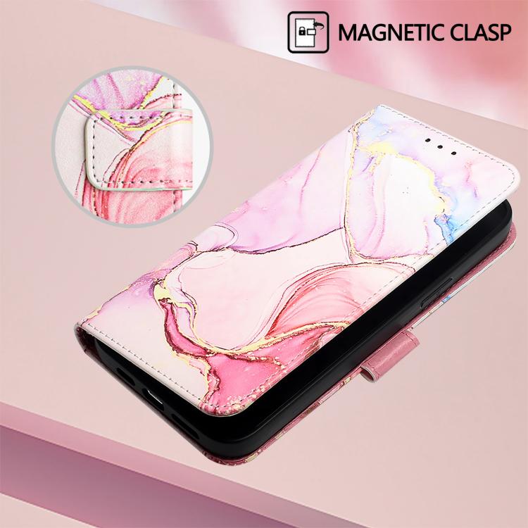 For Samsung Galaxy S26 Ultra 5G PT003 Marble Pattern Flip Leather Phone Case