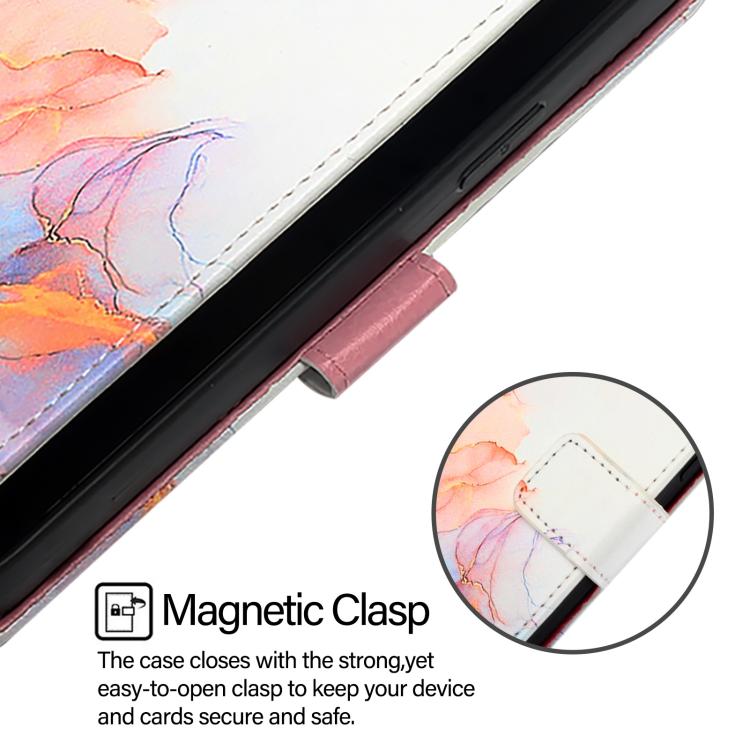 For Samsung Galaxy S26 Ultra 5G PT003 Marble Pattern Flip Leather Phone Case