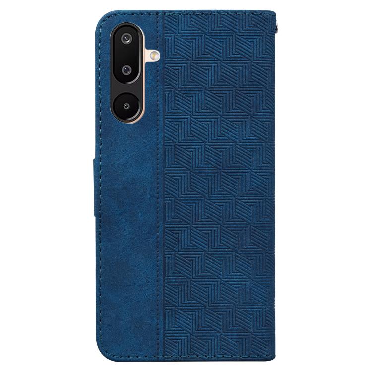 For Samsung Galaxy M16 5G / F16 5G / M36 5G Geometric Embossed Leather Phone Case