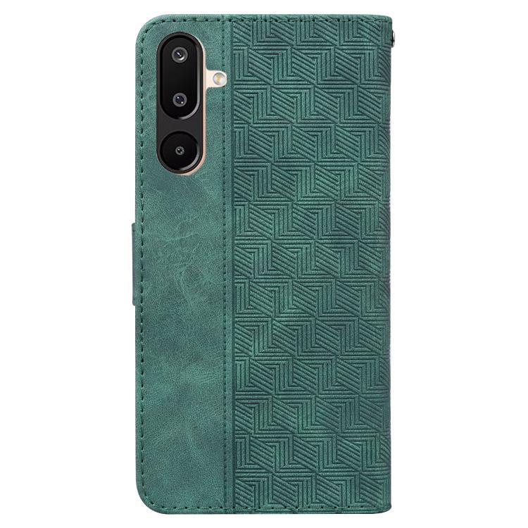 For Samsung Galaxy M16 5G / F16 5G / M36 5G Geometric Embossed Leather Phone Case