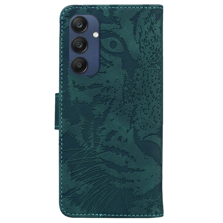 For Samsung Galaxy M35 Tiger Embossing Pattern Flip Leather Phone Case