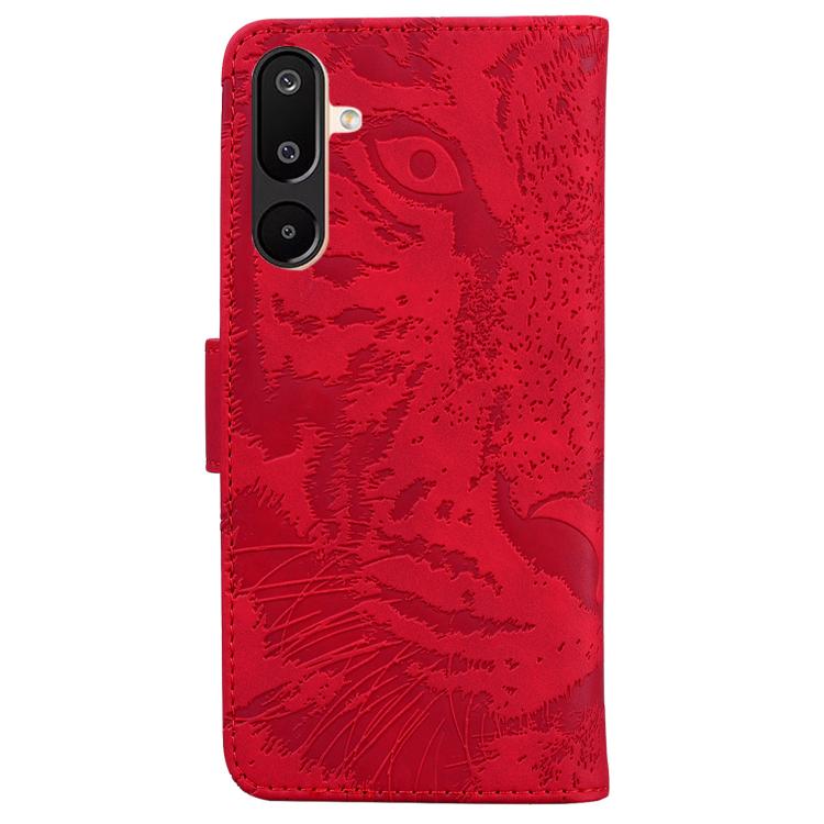 For Samsung Galaxy M16 5G / F16 5G / M36 5G Tiger Embossing Pattern Flip Leather Phone Case