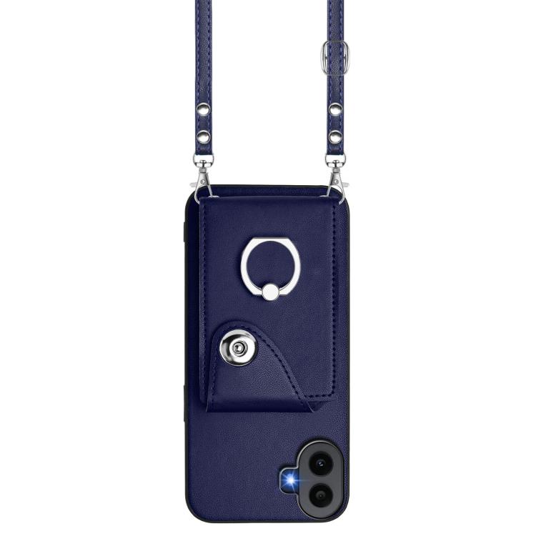 For Nothing CMF Phone 1 Organ Card Bag Ring Holder Phone Case with Long Lanyard