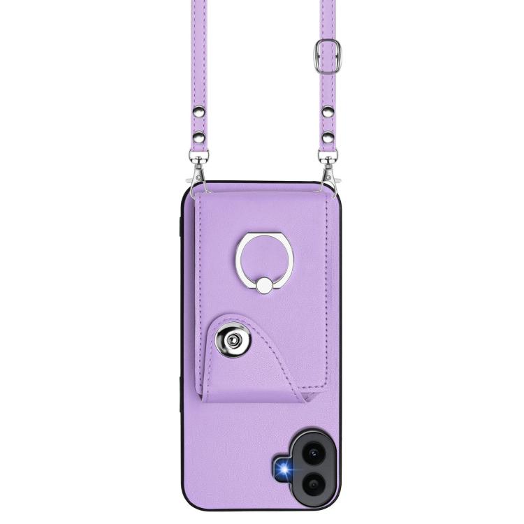 For Nothing CMF Phone 1 Organ Card Bag Ring Holder Phone Case with Long Lanyard
