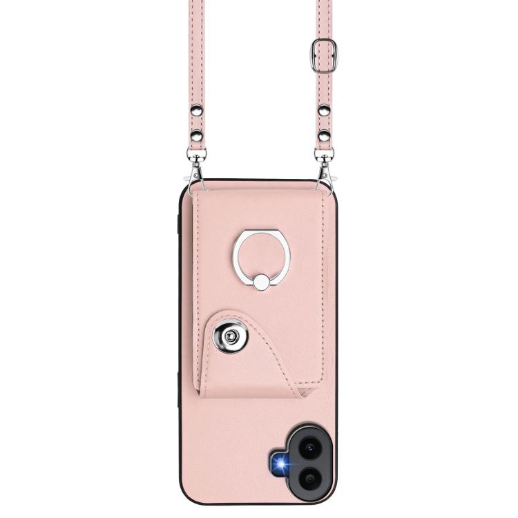 For Nothing CMF Phone 1 Organ Card Bag Ring Holder Phone Case with Long Lanyard