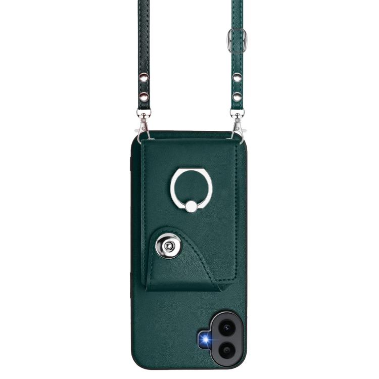 For Nothing CMF Phone 1 Organ Card Bag Ring Holder Phone Case with Long Lanyard