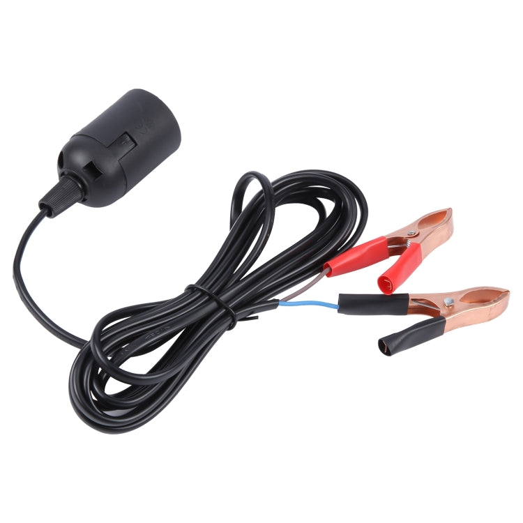 E14 Car Battery Charging Crocodile Clip to Headlight Connection Cable, Cable Length:1.3m