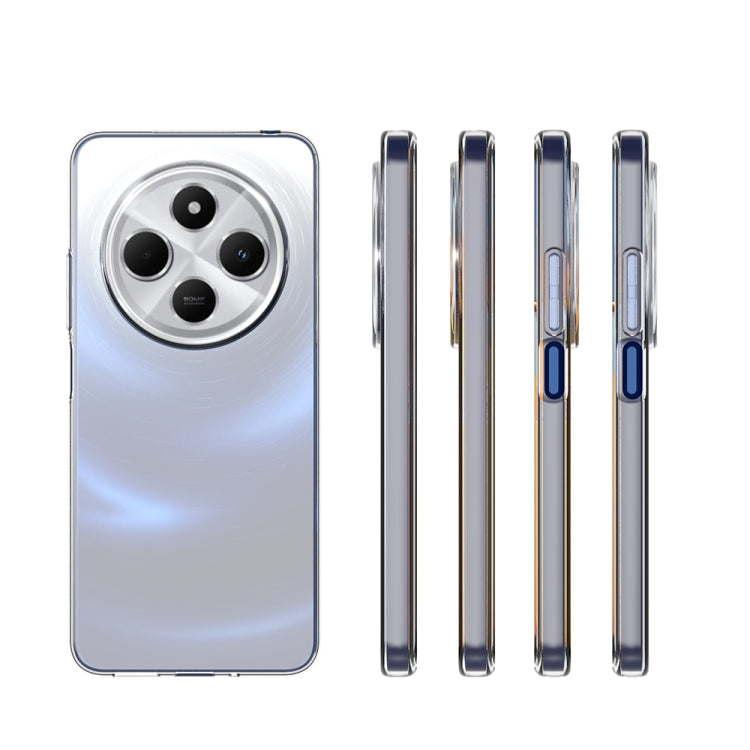 For Redmi 14C 4G Waterproof Texture TPU Phone Case - Transparent