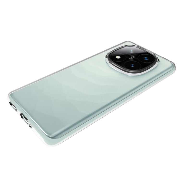 For Redmi Note 14 Pro+ 5G Waterproof Texture TPU Phone Case - Transparent