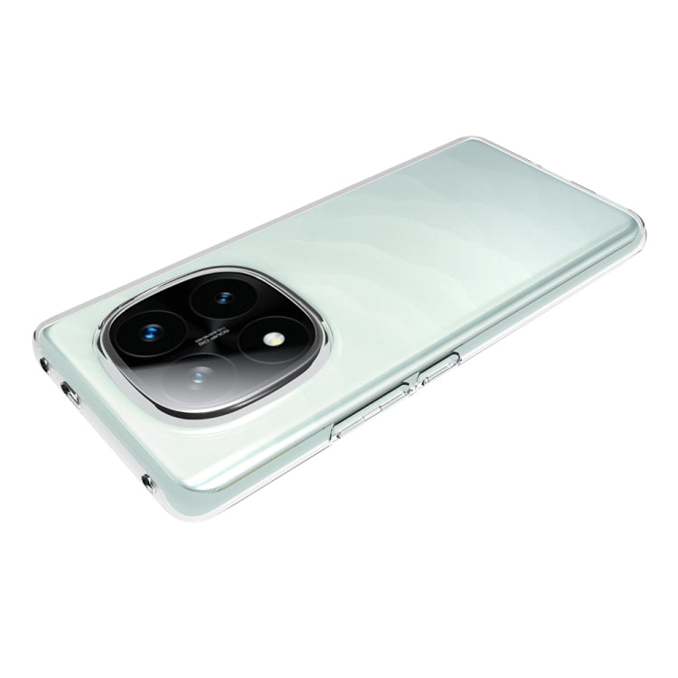 For Redmi Note 14 Pro+ 5G Waterproof Texture TPU Phone Case - Transparent
