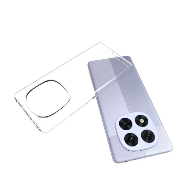 For Redmi Note 14 Pro 4G Waterproof Texture TPU Phone Case - Transparent