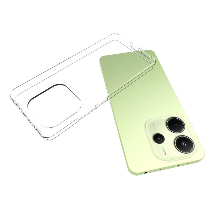 For Redmi Note 14 4G 164.84mm Waterproof Texture TPU Phone Case - Transparent
