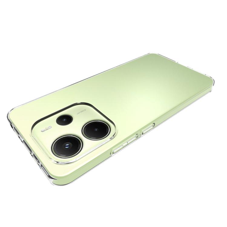 For Redmi Note 14 4G 164.84mm Waterproof Texture TPU Phone Case - Transparent