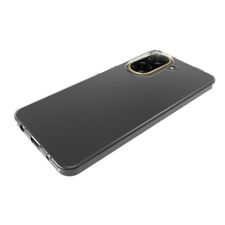 For Redmi A5 4G 171.7mm / Poco C71 Waterproof Texture TPU Phone Case - Transparent