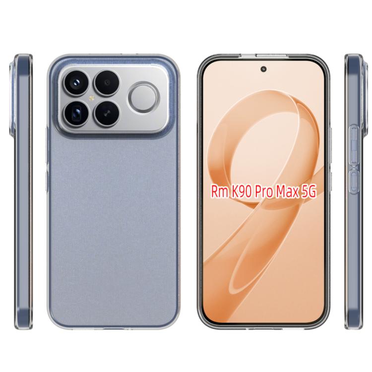 For Redmi K90 Pro Max Waterproof Texture TPU Phone Case - Transparent