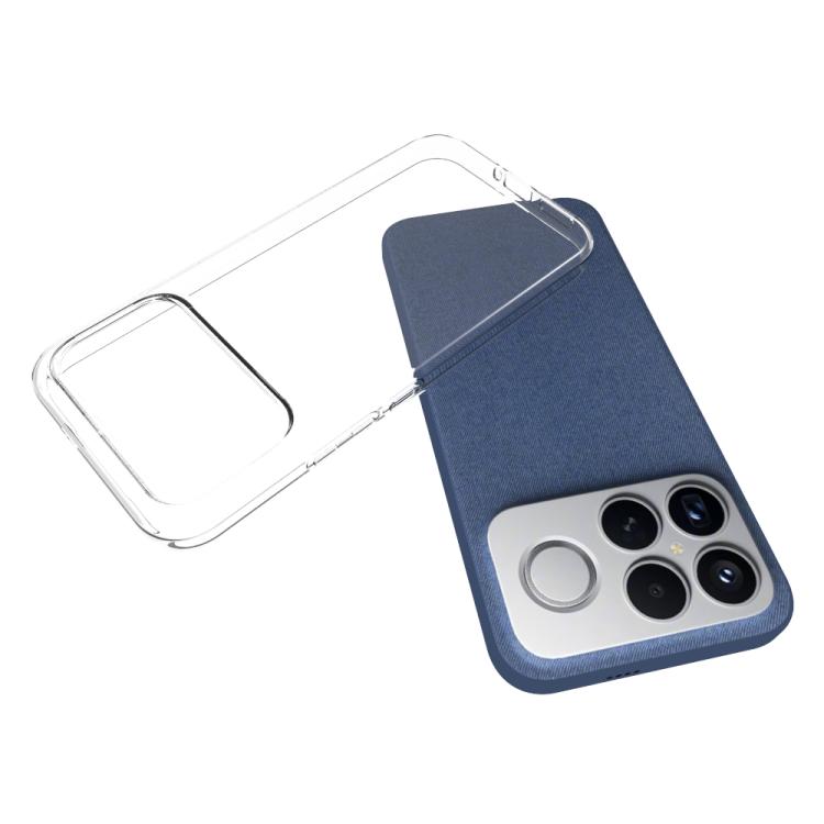 For Redmi K90 Pro Max Waterproof Texture TPU Phone Case - Transparent