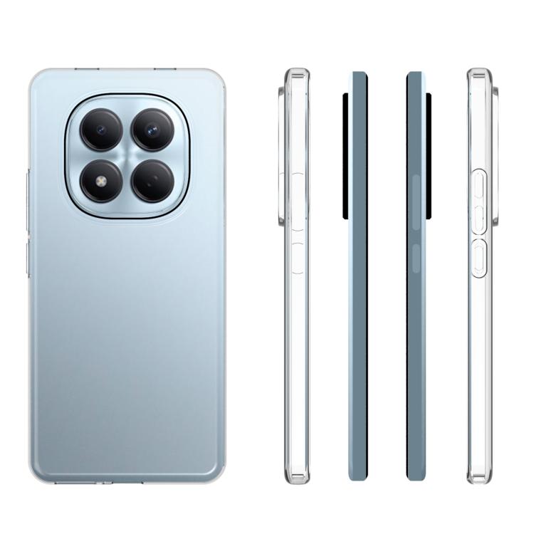 For Redmi Note 15 Pro 4G 163.2mm Waterproof Texture TPU Phone Case - Transparent