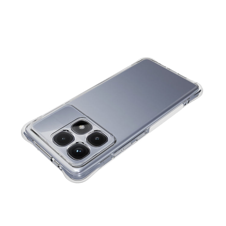 For Redmi K70 Ultra Shockproof Non-slip Thickening TPU Phone Case - Transparent