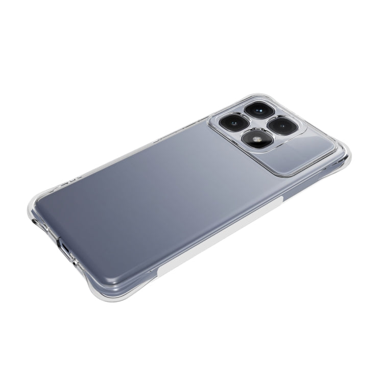 For Redmi K70 Ultra Shockproof Non-slip Thickening TPU Phone Case - Transparent