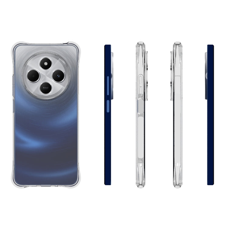 For Redmi 14C 4G Shockproof Non-slip Thickening TPU Phone Case - Transparent