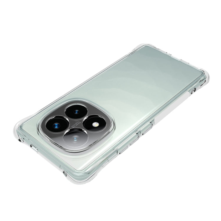 For Redmi Note 14 Pro+ 5G Shockproof Non-slip Thickening TPU Phone Case - Transparent