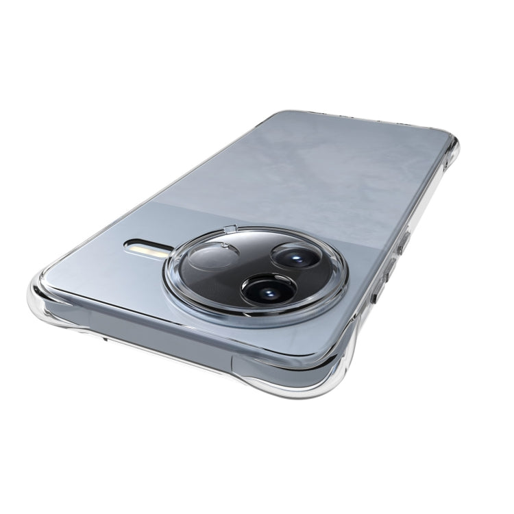 For Redmi K80 Shockproof Non-slip Thickening TPU Phone Case - Transparent