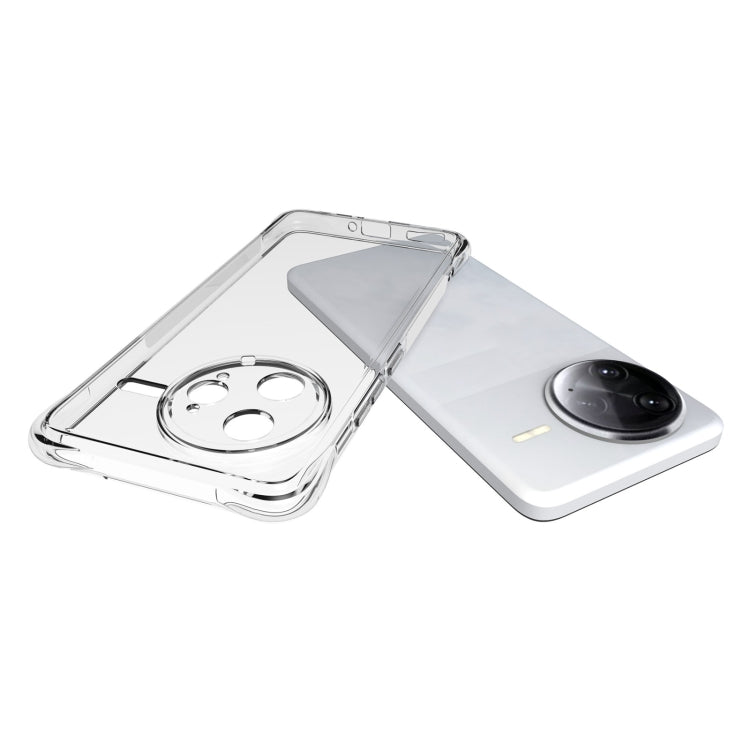 For Redmi K80 Pro Shockproof Non-slip Thickening TPU Phone Case - Transparent