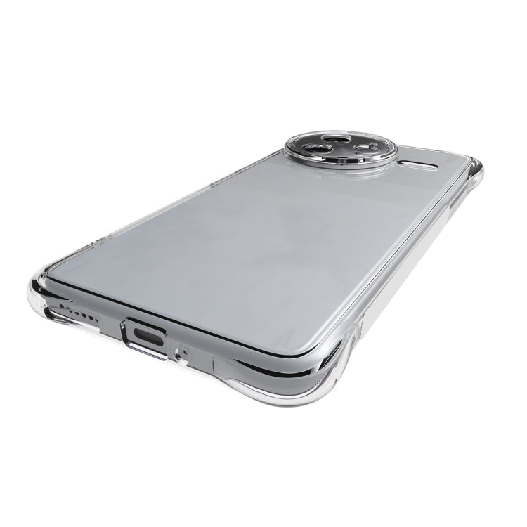 For Redmi K80 Pro Shockproof Non-slip Thickening TPU Phone Case - Transparent