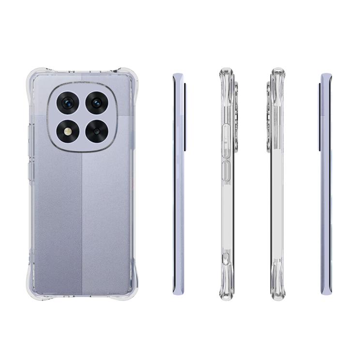For Redmi Note 14 Pro 4G Shockproof Non-slip Thickening TPU Phone Case - Transparent