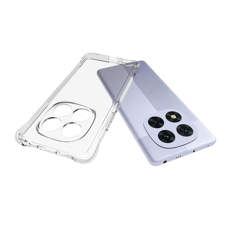 For Redmi Note 14 Pro 4G Shockproof Non-slip Thickening TPU Phone Case - Transparent