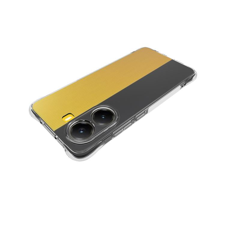 For Redmi Turbo 4 Shockproof Non-slip Thickening TPU Phone Case - Transparent